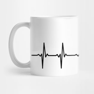 CAT Heartbeat EKG Mug